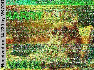 SSTV image from VK7OO_20M