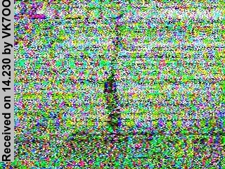 SSTV image from VK7OO_20M