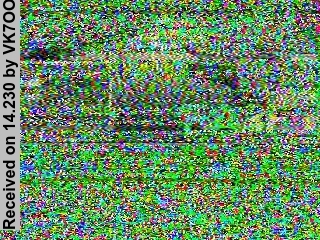 SSTV image from VK7OO_20M
