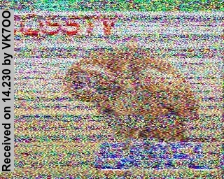 SSTV image from VK7OO_20M
