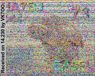 SSTV image from VK7OO_20M
