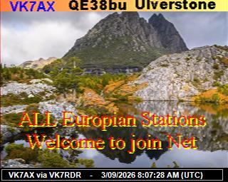 SSTV image from VK7RDR_2M
