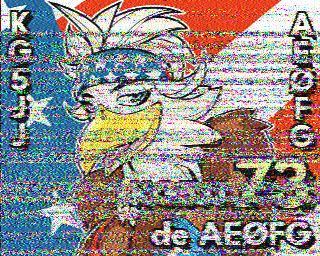 SSTV image from WF3F_20M