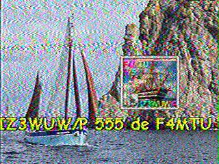 SSTV image from IU0FBK_20M