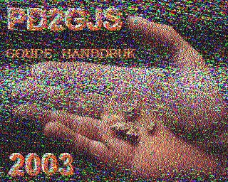 SSTV image from IU0FBK_20M