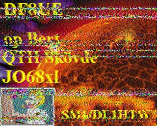 SSTV image from IU0FBK_20M