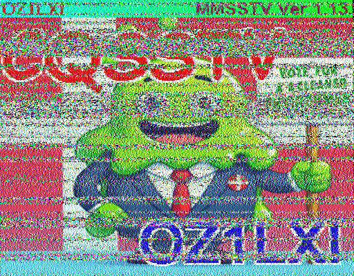 SSTV image from IU0FBK_20M