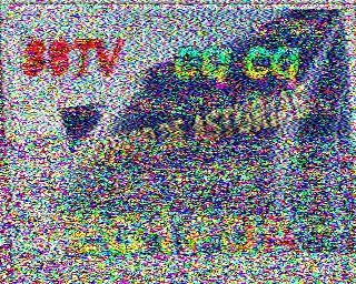 SSTV image from IU0FBK_20M