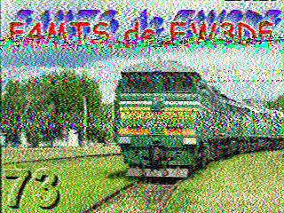 SSTV image from IU0FBK_20M