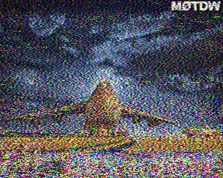 SSTV image from IU0FBK_20M