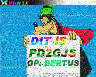 SSTV image from IU0FBK_20M