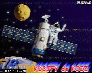 SSTV image from KO5MO_20M