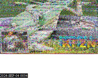 SSTV image from KP4TR_20M