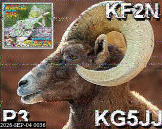 SSTV image from KP4TR_20M