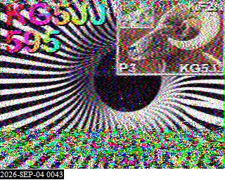 SSTV image from KP4TR_20M