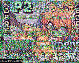 SSTV image from KP4TR_20M