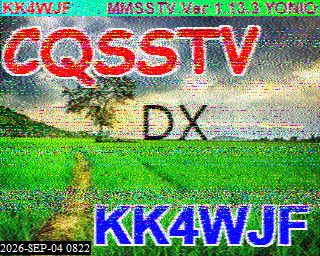 SSTV image from KP4TR_20M