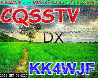 SSTV image from KP4TR_20M