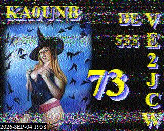 SSTV image from KP4TR_20M