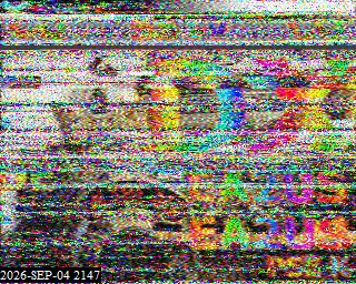 SSTV image from KP4TR_20M