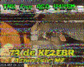 SSTV image from KP4TR_20M
