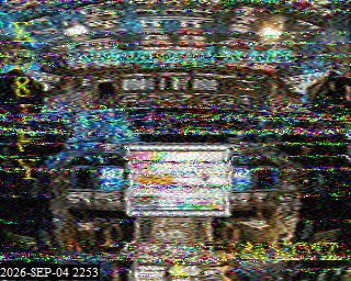 SSTV image from KP4TR_20M
