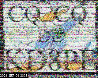 SSTV image from KP4TR_20M