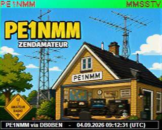 SSTV image from PA3ADE_2M