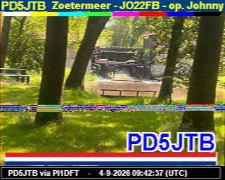 SSTV image from PA3ADE_2M