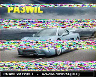 SSTV image from PA3ADE_2M