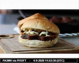 SSTV image from PA3ADE_2M