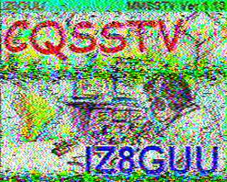 SSTV image from PA3ADE_2M
