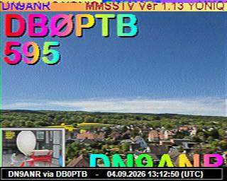 SSTV image from PA3ADE_2M