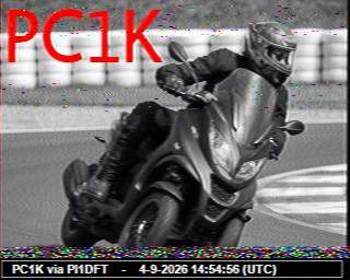 SSTV image from PA3ADE_2M