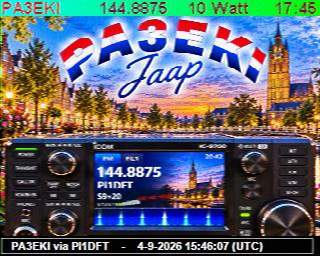 SSTV image from PA3ADE_2M