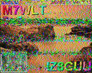 SSTV image from PA3ADE_2M
