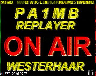 SSTV image from PA3BHW_2M