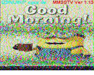 SSTV image from PD2PW_20M