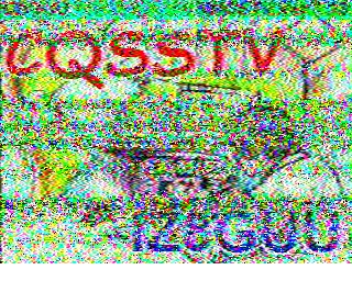 SSTV image from PD2PW_20M