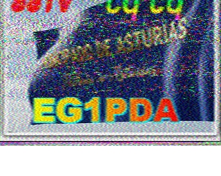 SSTV image from PD2PW_20M