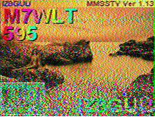 SSTV image from PD2PW_20M