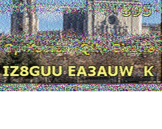 SSTV image from PD2PW_20M