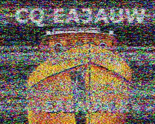 SSTV image from PD2PW_20M