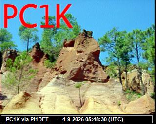 SSTV image from PI1DFT_2M