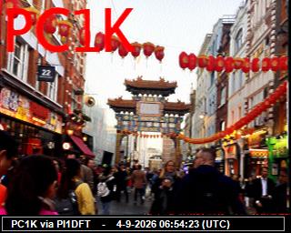 SSTV image from PI1DFT_2M