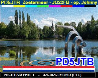 SSTV image from PI1DFT_2M