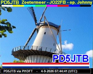 SSTV image from PI1DFT_2M