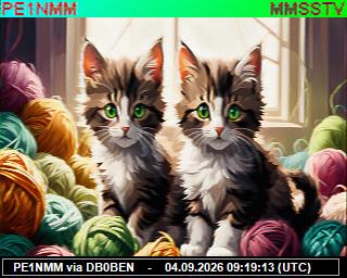 SSTV image from PI1DFT_2M