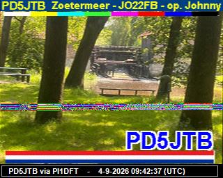 SSTV image from PI1DFT_2M