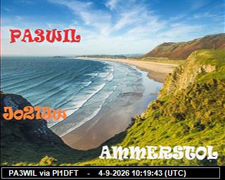 SSTV image from PI1DFT_2M